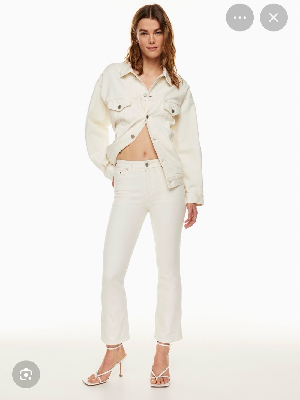 Aritzia Denim Forum “The 90’s Lexi” White Bootcut Jeans - NWT